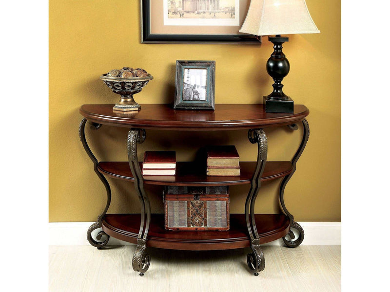 July Brown Cherry Sofa Table - Ornate Home