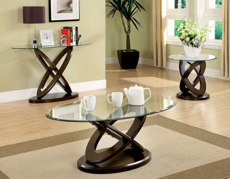 Atwood Dark Walnut End Table - Ornate Home