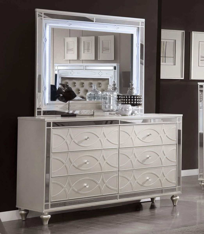 Manar Silver Dresser - Ornate Home