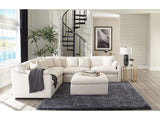 Pluma Ivory Fabric Modular Sectional Pre-Sets - Ornate Home