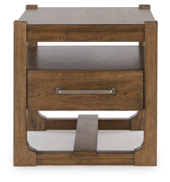 Cabalynn Light Brown End Table - Ornate Home