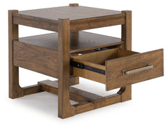 Cabalynn Light Brown End Table - Ornate Home