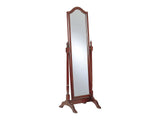 Cabot Merlot Cheval Mirror w/ Arched Top - Ornate Home