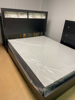 Cadence Black LED Panel Bed - Ornate Home