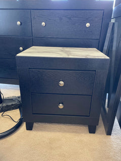 Cadence Black Nightstand - Ornate Home