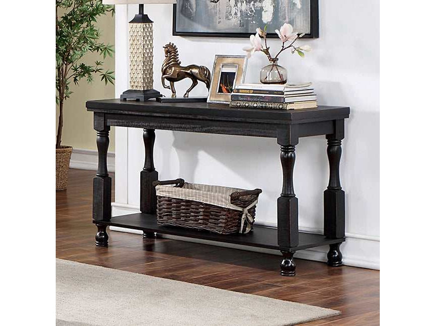 Calandra Antique Black Sofa Table - Ornate Home
