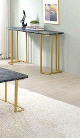 Calista Black & Gold Sofa Table - Ornate Home
