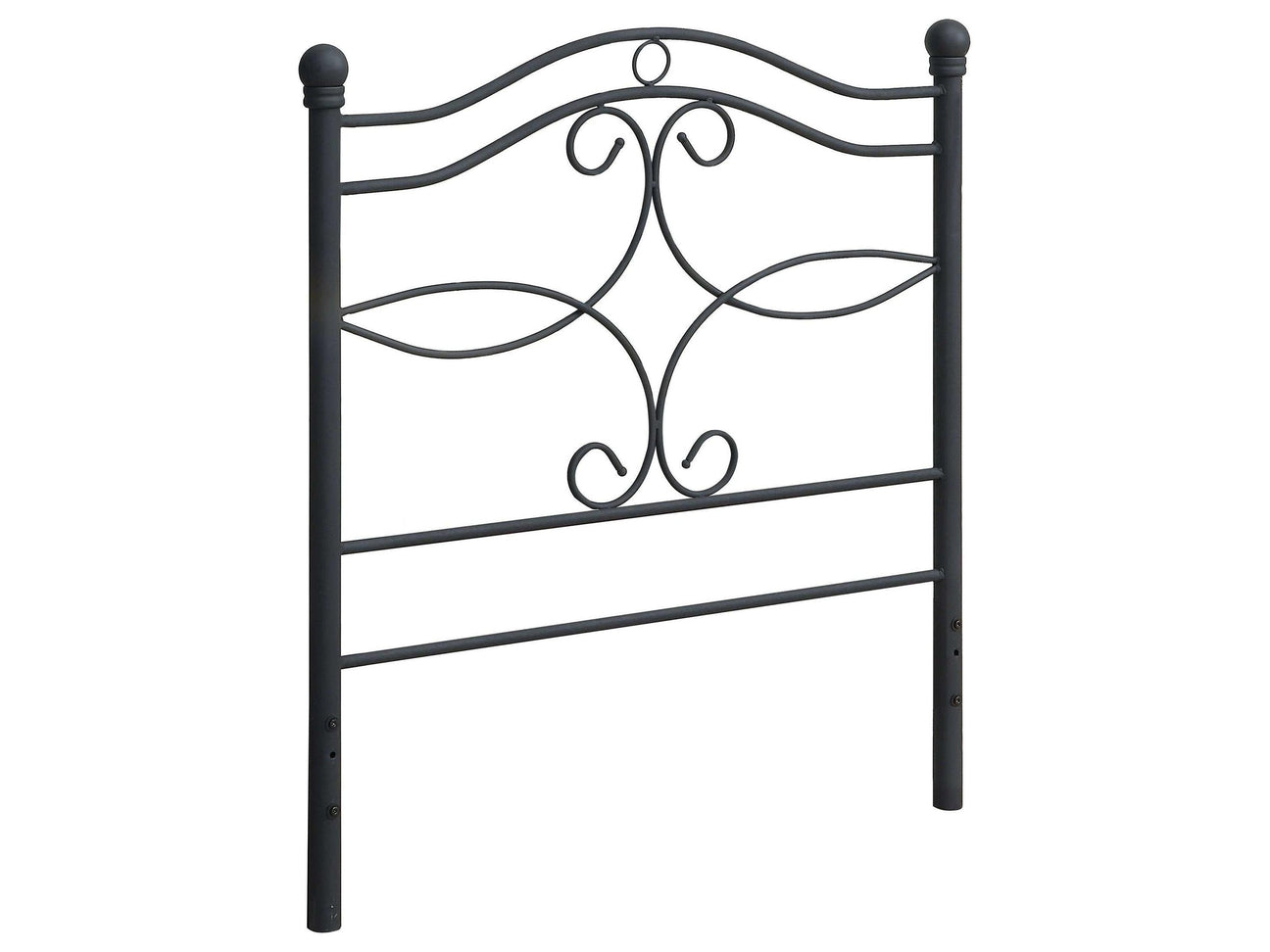 Callie Matte Black Twin Headboard - Ornate Home