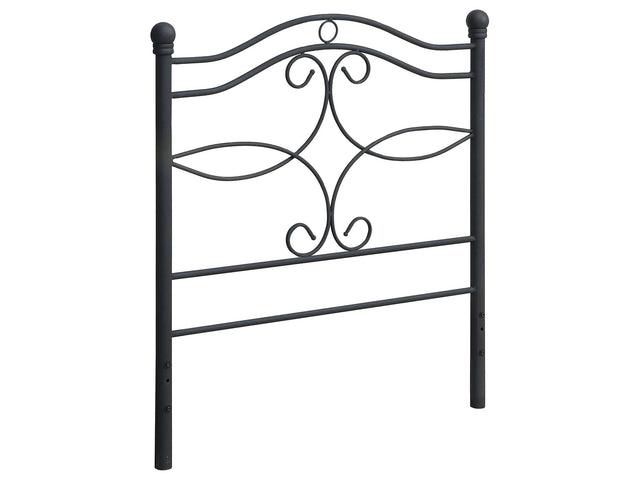 Callie Matte Black Twin Headboard - Ornate Home