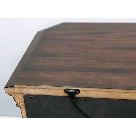 Calliope Espresso Nightstand - Ornate Home