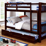 Cameron Dark Walnut Full/Full Bunk Bed - Ornate Home