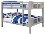 Cameron Gray Full/Full Bunk Bed - Ornate Home