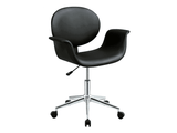 Camila Black PU Office Chair - Ornate Home