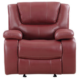 Camila Red Glider Recliner - Ornate Home