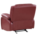 Camila Red Glider Recliner - Ornate Home