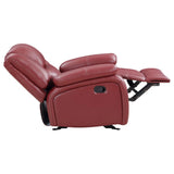 Camila Red Glider Recliner - Ornate Home