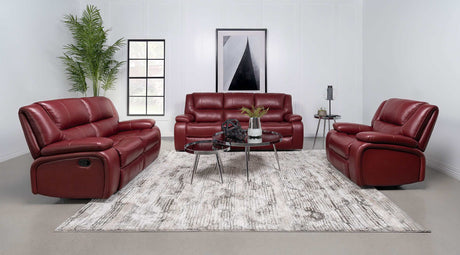 Camila Red Glider Recliner - Ornate Home