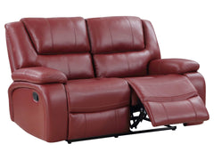 Camila Red Motion Loveseat - Ornate Home