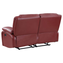 Camila Red Motion Loveseat - Ornate Home