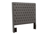 Camille Grey Queen Headboard - Ornate Home
