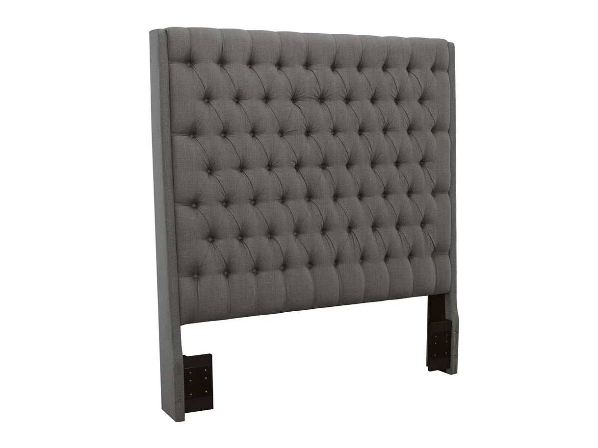 Camille Grey Queen Headboard - Ornate Home