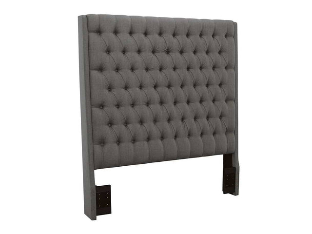 Camille Grey Queen Headboard - Ornate Home