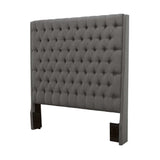 Camille Grey Queen Headboard - Ornate Home