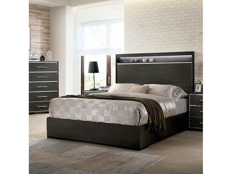 Camryn Warm Gray Eastern King Bed - Ornate Home