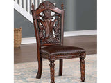 Canyonville Brown Cherry/Dark Brown Side Chair - Ornate Home