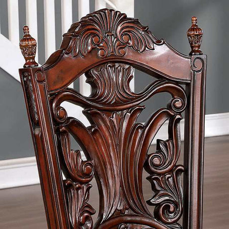 Canyonville Brown Cherry/Dark Brown Side Chair - Ornate Home