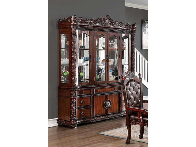Canyonville Brown Cherry Hutch & Buffet - Ornate Home