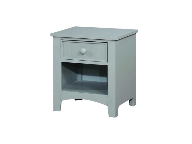 Caren Gray Nightstand - Ornate Home