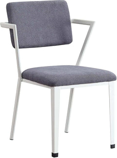 Cargo Gray & White Chair - Ornate Home