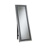Carisi Silver Cheval Mirror w/ LED Lighting - Ornate Home