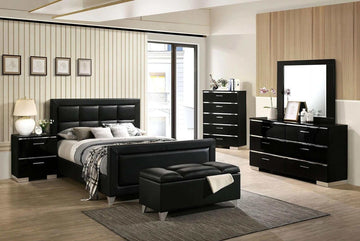 Carlie Black & Chrome Chest - Ornate Home