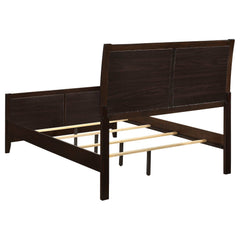 Carlton Cappuccino / Black California King Bed 5 Pc Set - Ornate Home