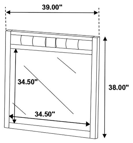 Carlton Cappuccino / Black California King Bed 5 Pc Set - Ornate Home