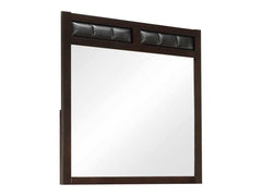 Carlton Cappuccino & Black Dresser Mirror - Ornate Home