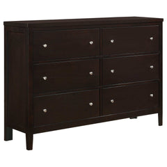 Carlton Cappuccino / Black Queen Bed 4 Pc Set - Ornate Home