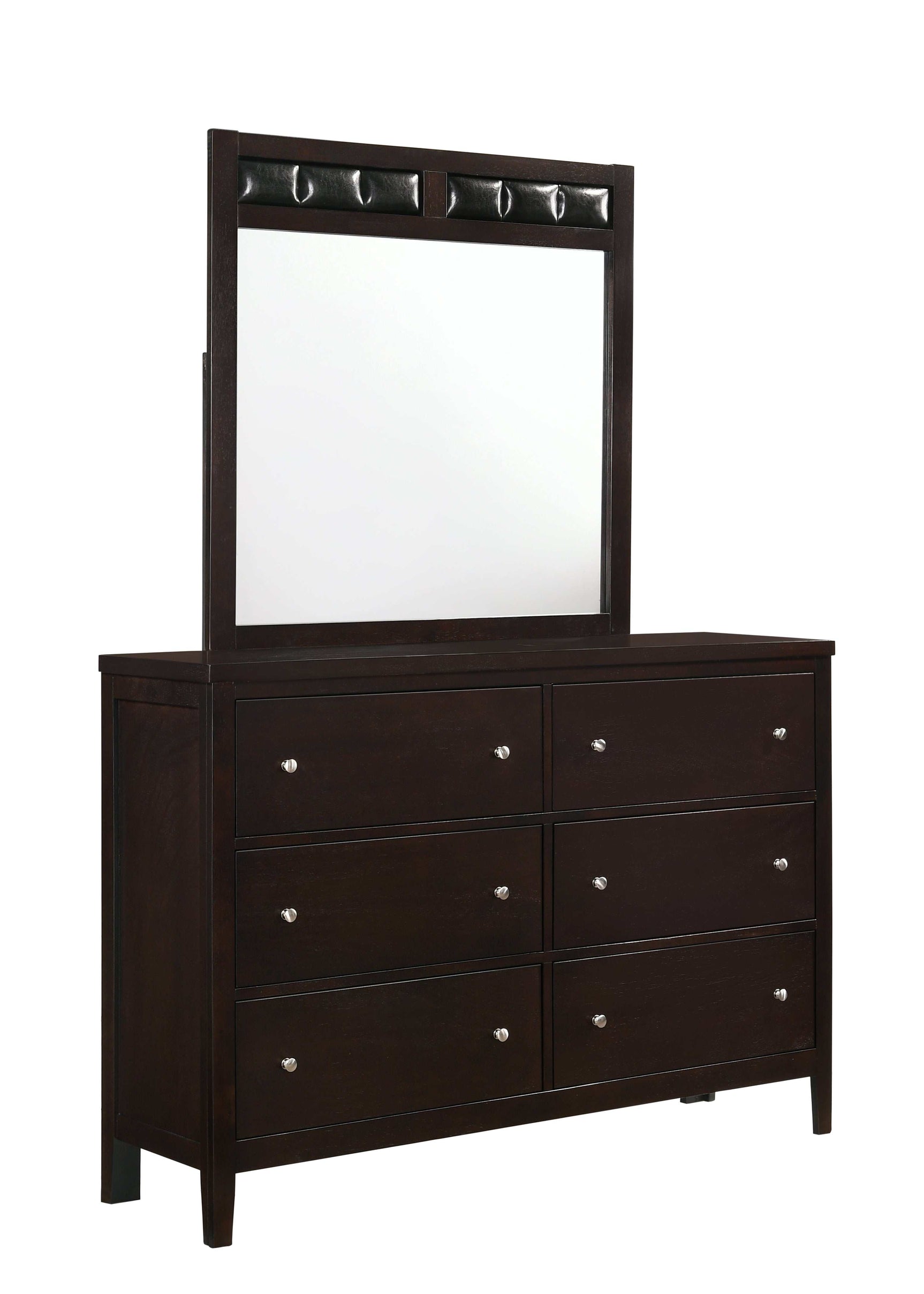 Carlton Cappuccino / Black Twin Bed 5 Pc Set - Ornate Home