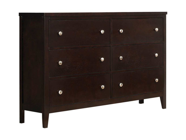 Carlton Cappuccino Dresser - Ornate Home