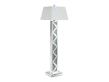 Carmen Silver Floor Lamp - Ornate Home