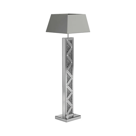 Carmen Silver Floor Lamp - Ornate Home