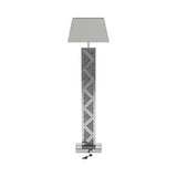 Carmen Silver Floor Lamp - Ornate Home