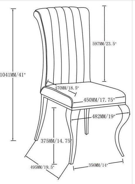 Carone Gray & Chrome Side Chairs (Set of 4) - Ornate Home