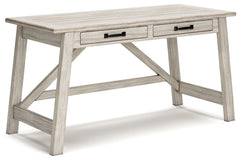 Carynhurst Whitewash 60" Home Office Desk - Ornate Home