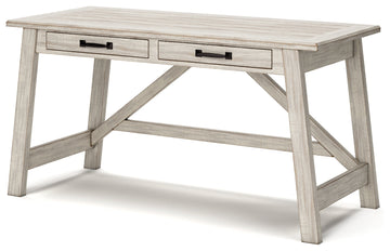 Carynhurst Whitewash 60" Home Office Desk - Ornate Home