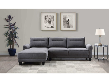 Caspian Grey Sectional - Ornate Home