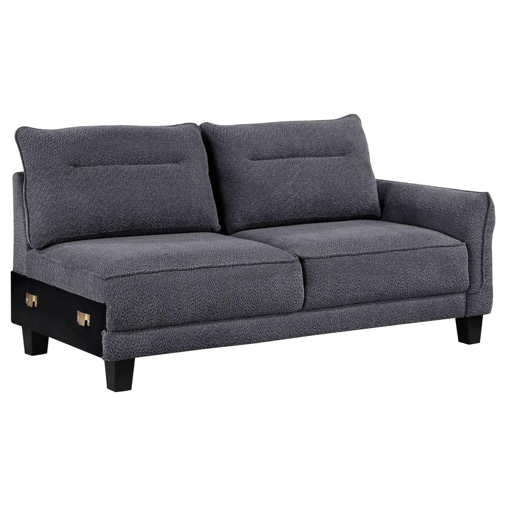 Caspian Grey Sectional - Ornate Home