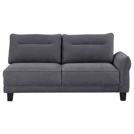 Caspian Grey Sectional - Ornate Home